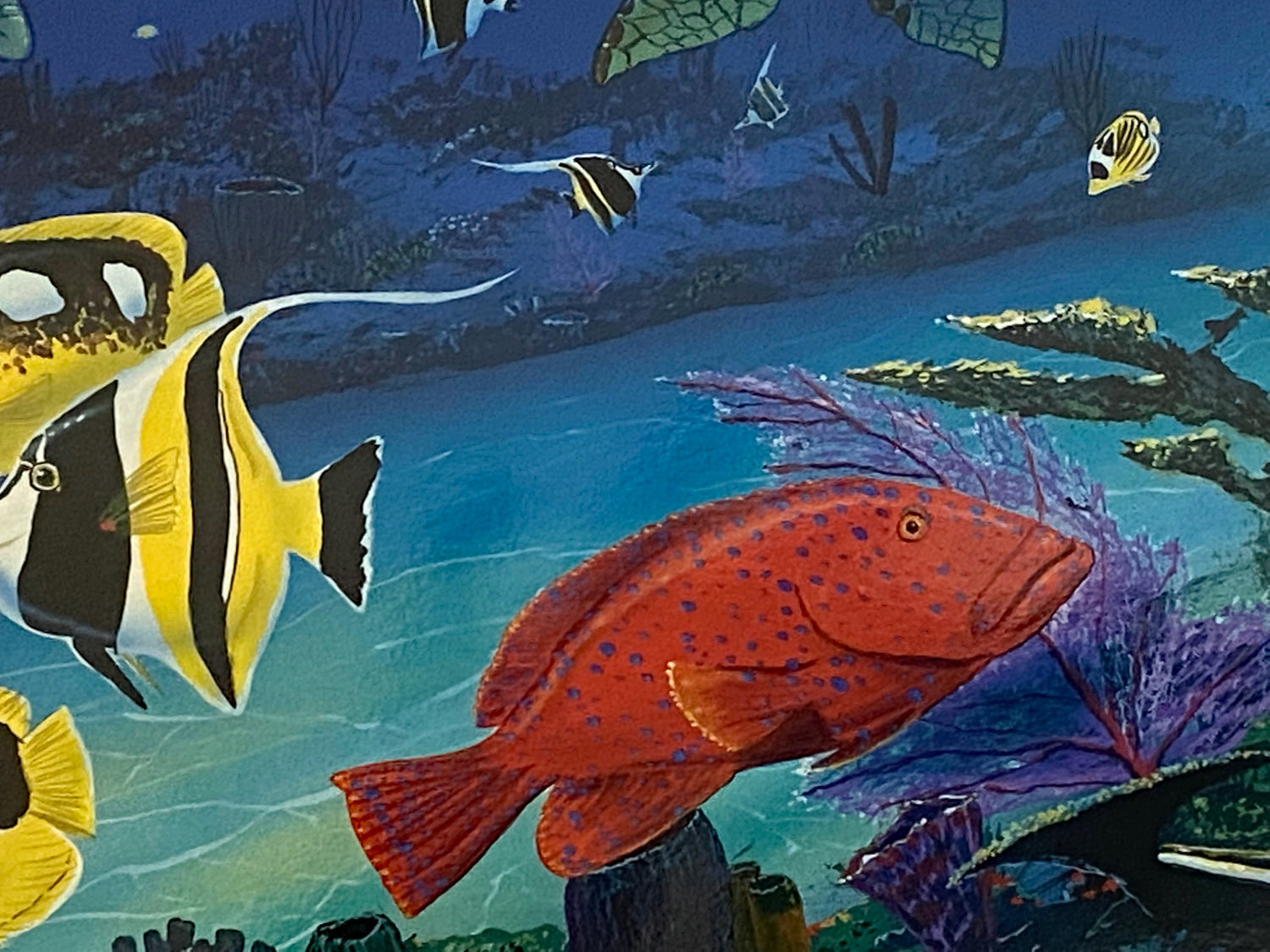 Sea Turtle Reef Wyland Lithograph Print Artist Hand Signed and Numbered