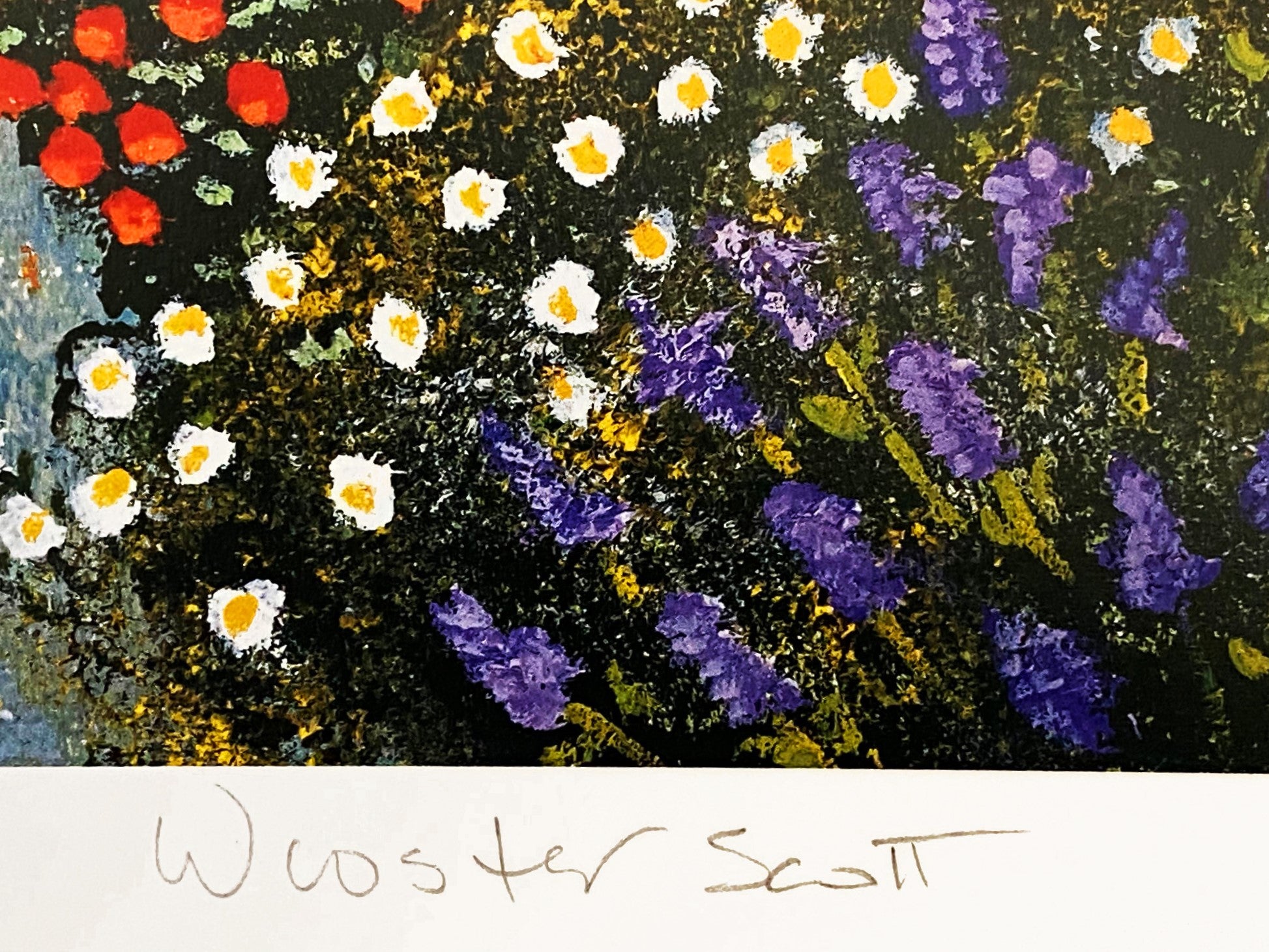 Down the Garden Path Jane Wooster Scott Lithograph Print Artist Hand Signed and Numbered