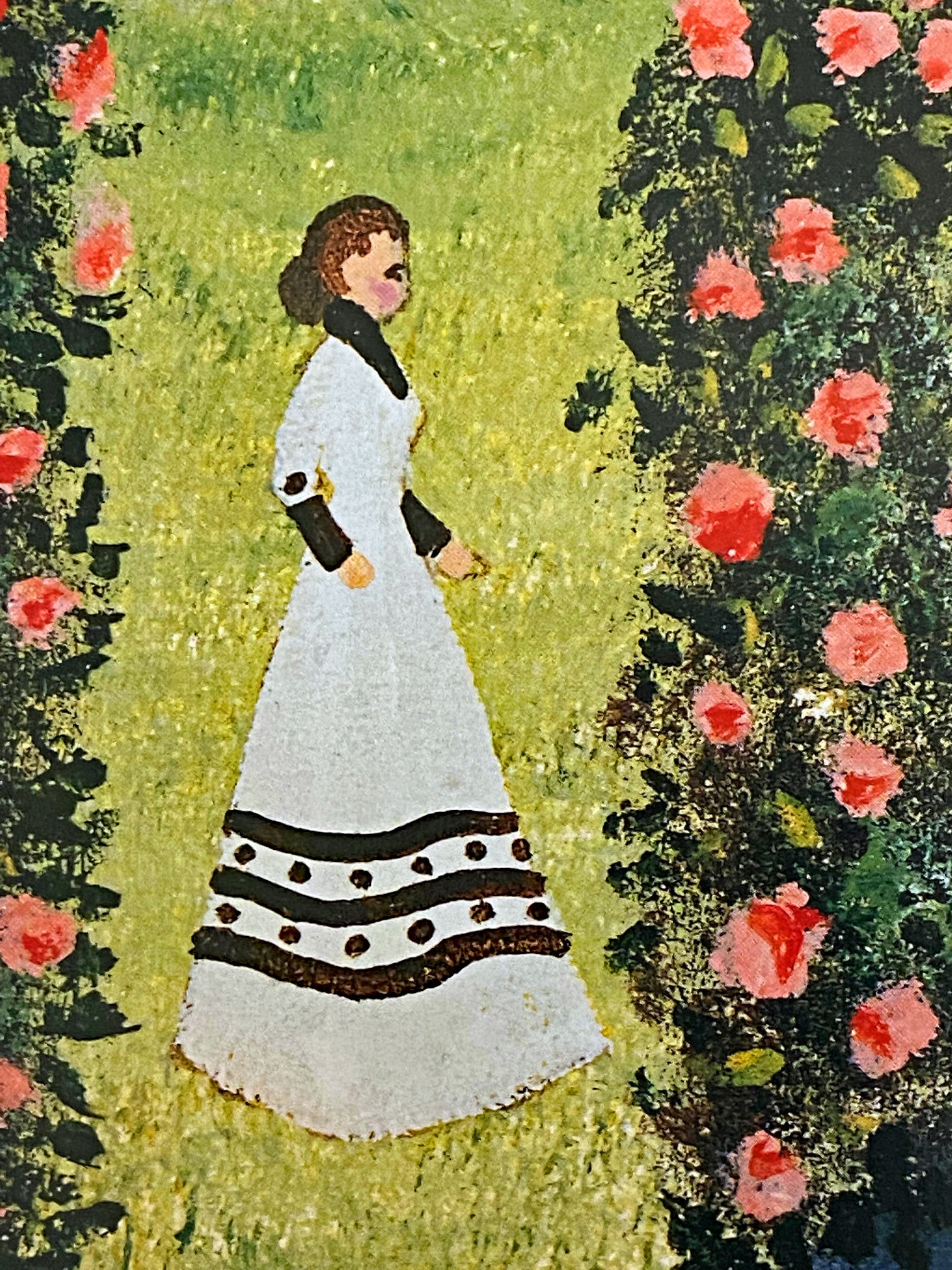 Down the Garden Path Jane Wooster Scott Lithograph Print Artist Hand Signed and Numbered