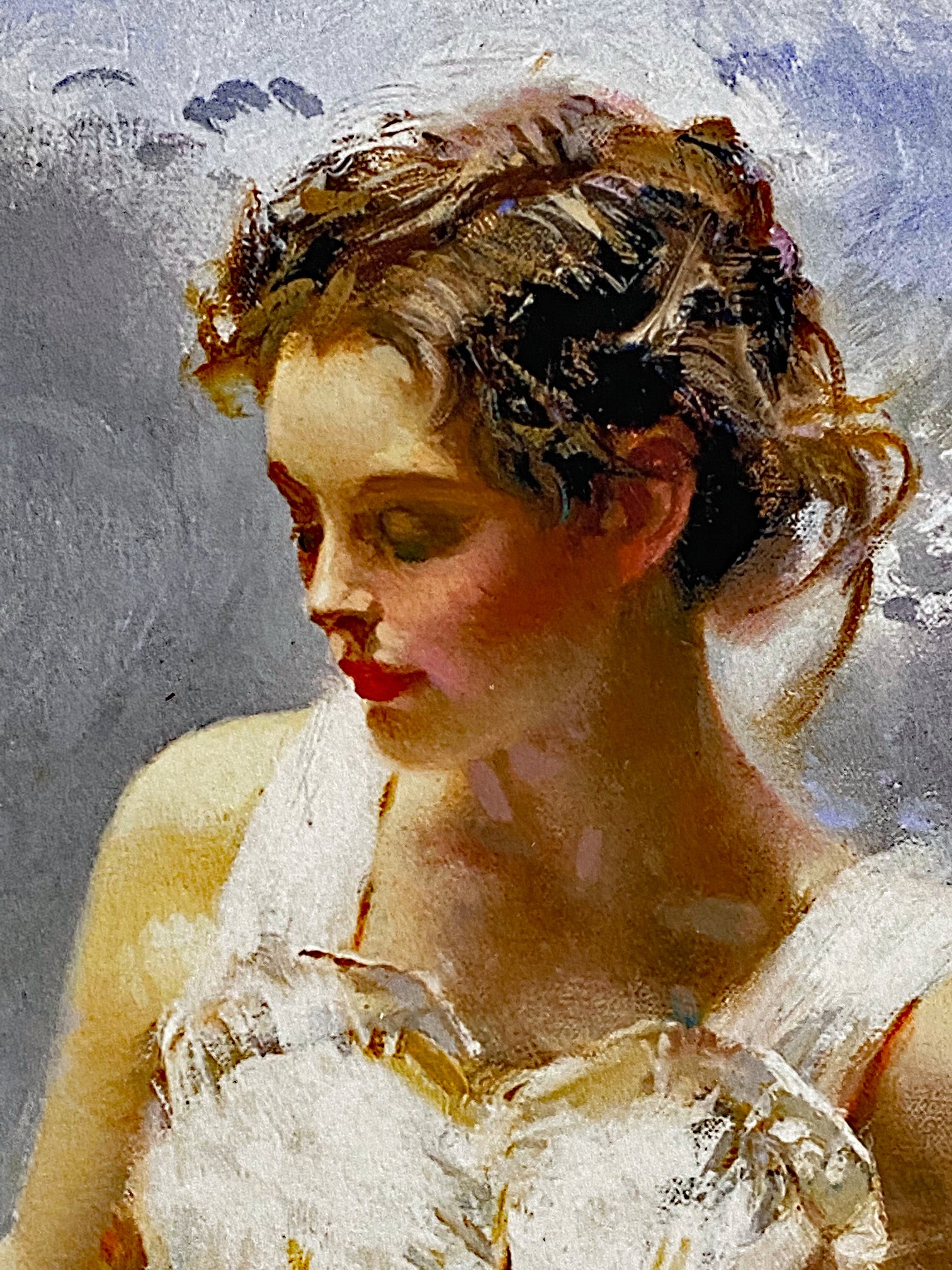 By the Sea Pino Daeni Giclée Print Artist Hand Signed and Numbered