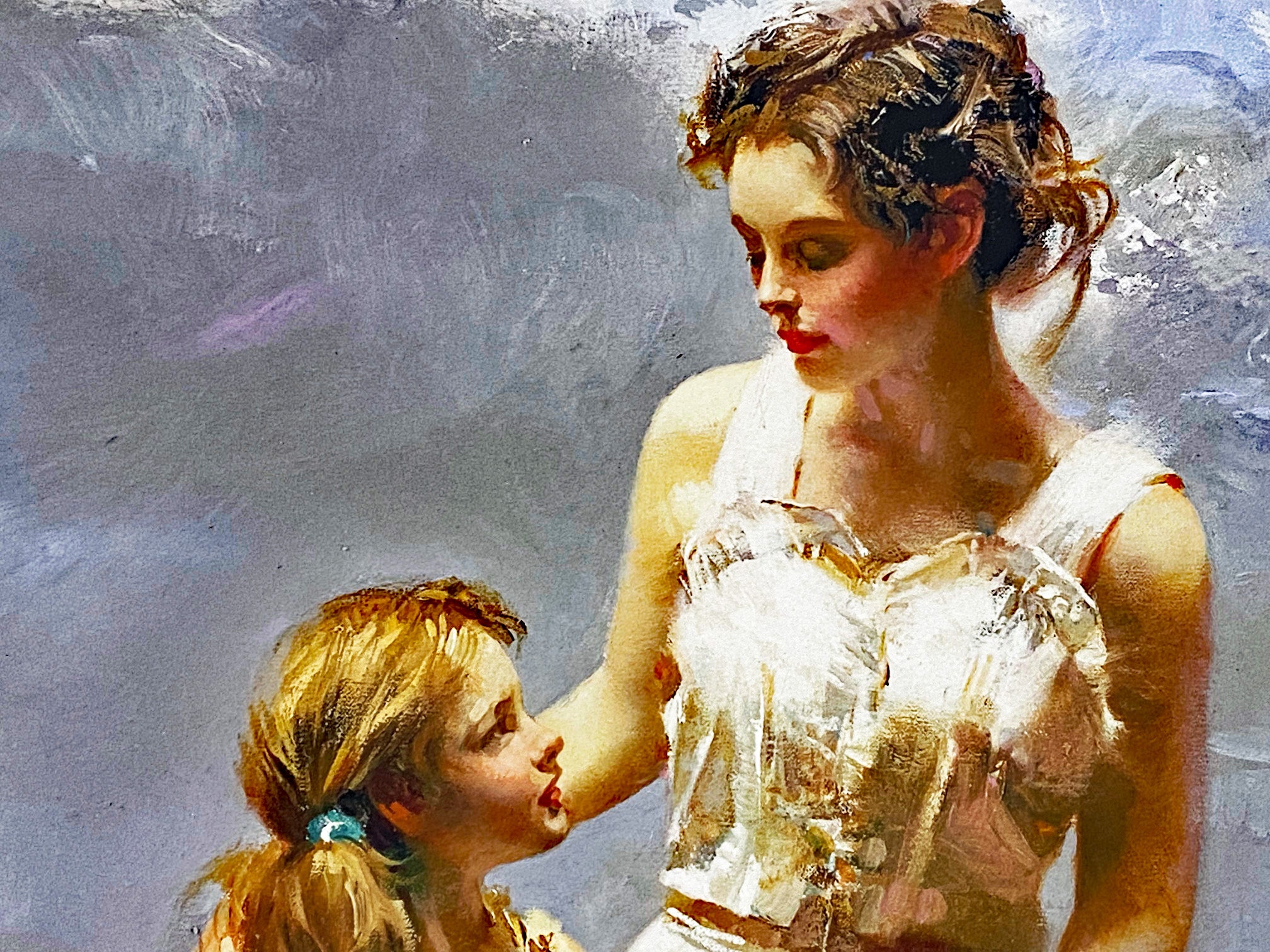 By the Sea Pino Daeni Giclée Print Artist Hand Signed and Numbered
