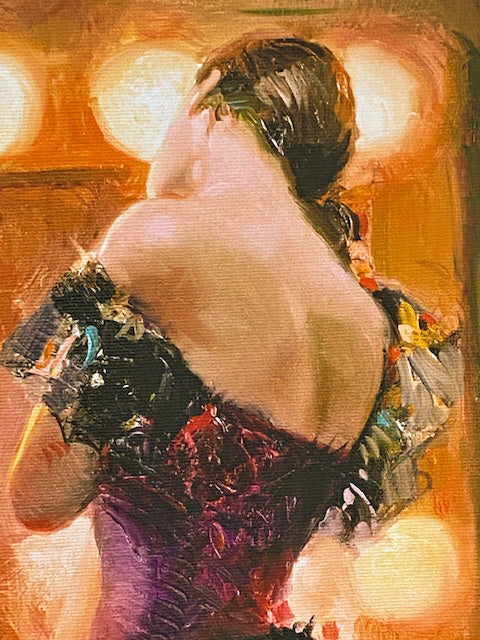 Almost Ready Pino Daeni Giclée on Canvas Artist Hand Signed and Numbered