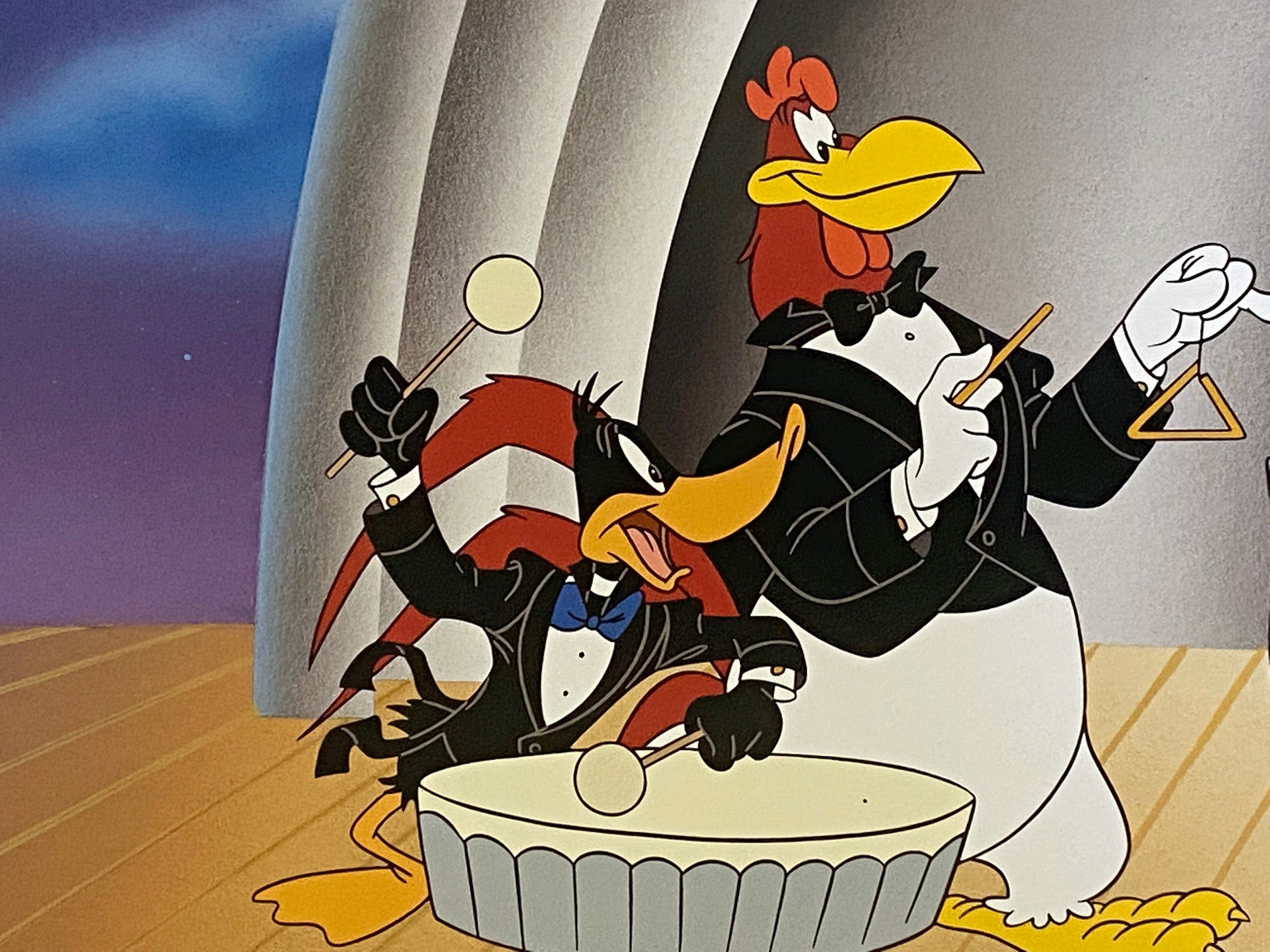 Passing the Baton by Warner Bros. is a Licensed Collectible Fine Art Lithograph Print on Paper