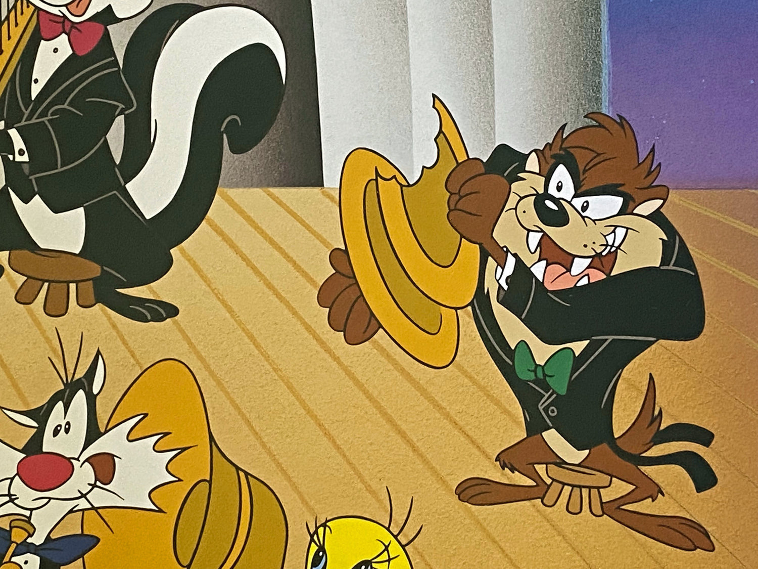 Passing the Baton by Warner Bros. is a Licensed Collectible Fine Art Lithograph Print on Paper