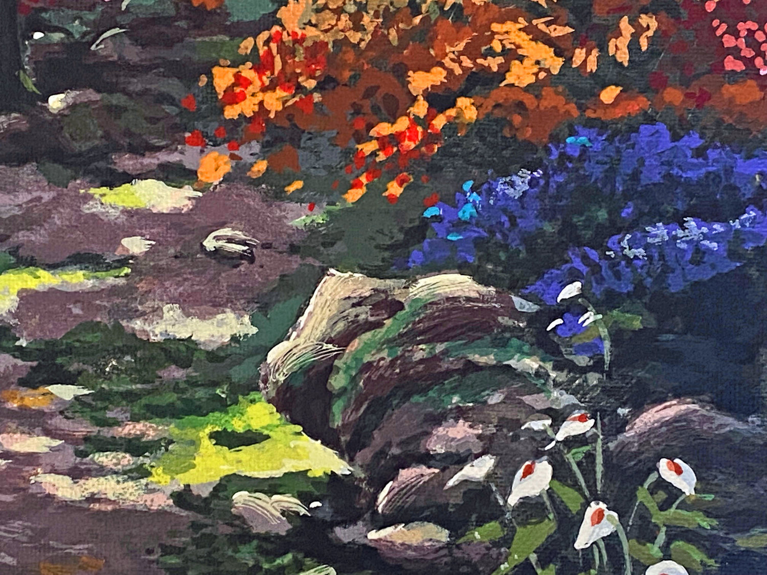 Rays of Sunshine Anatoly Metlan Canvas Serigraph Artist Hand Signed and Numbered