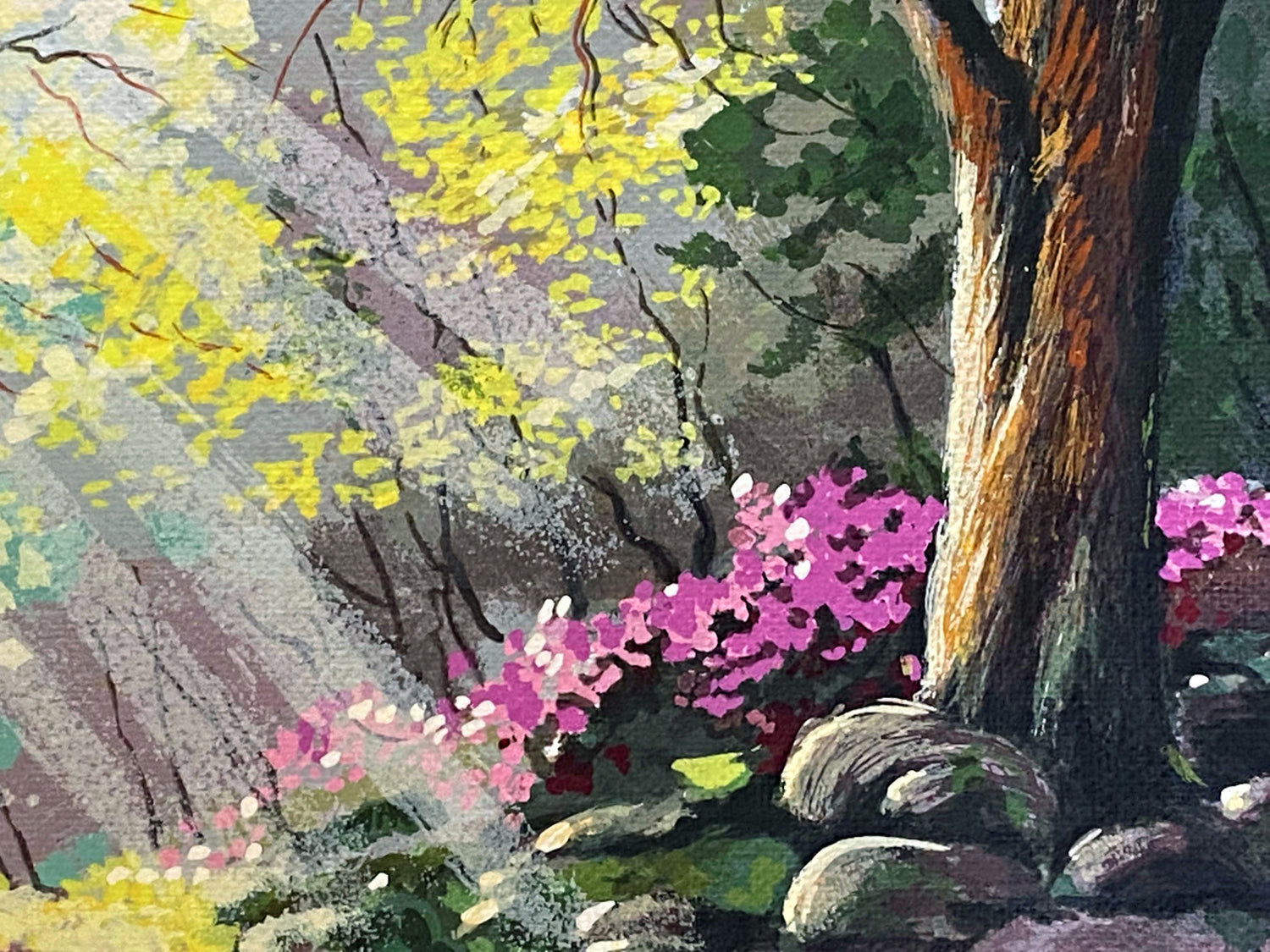 Rays of Sunshine Anatoly Metlan Canvas Serigraph Artist Hand Signed and Numbered