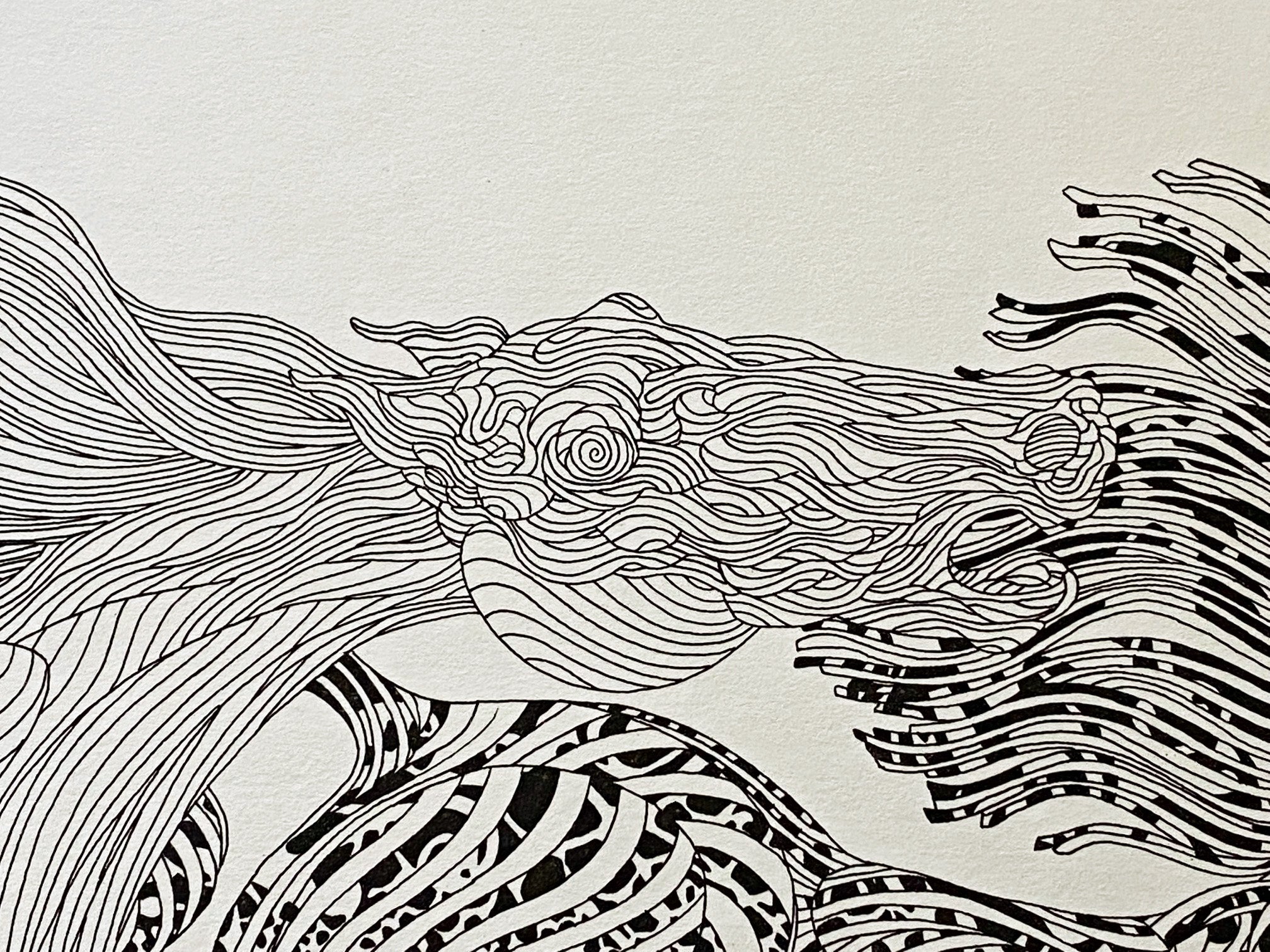 Tennue Black Guillaume Azoulay Etching Artist Hand Signed and Numbered