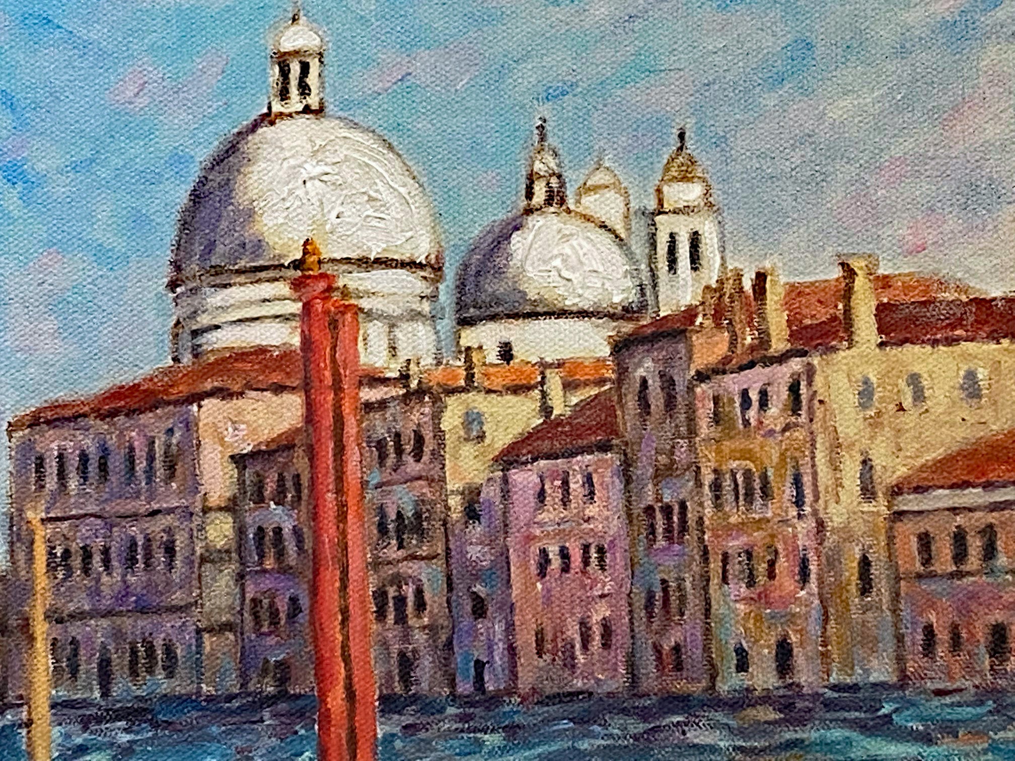 Candy Canes of Venice Diane Monet Canvas Giclée Print Artist Hand Signed and Numbered