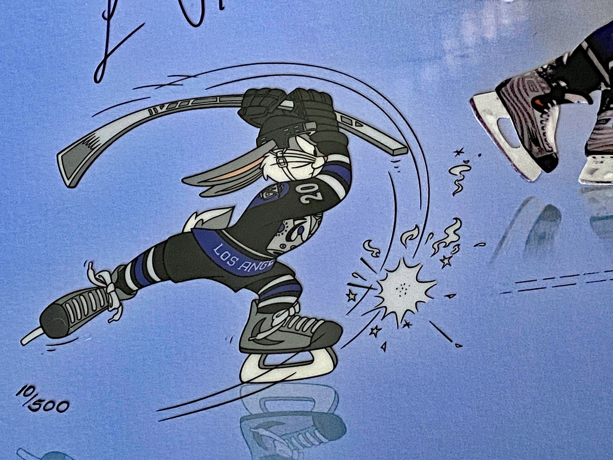 Bugs Bunny Victory Fine Art Hand Painted Animation Cel Hand Signed and Numbered