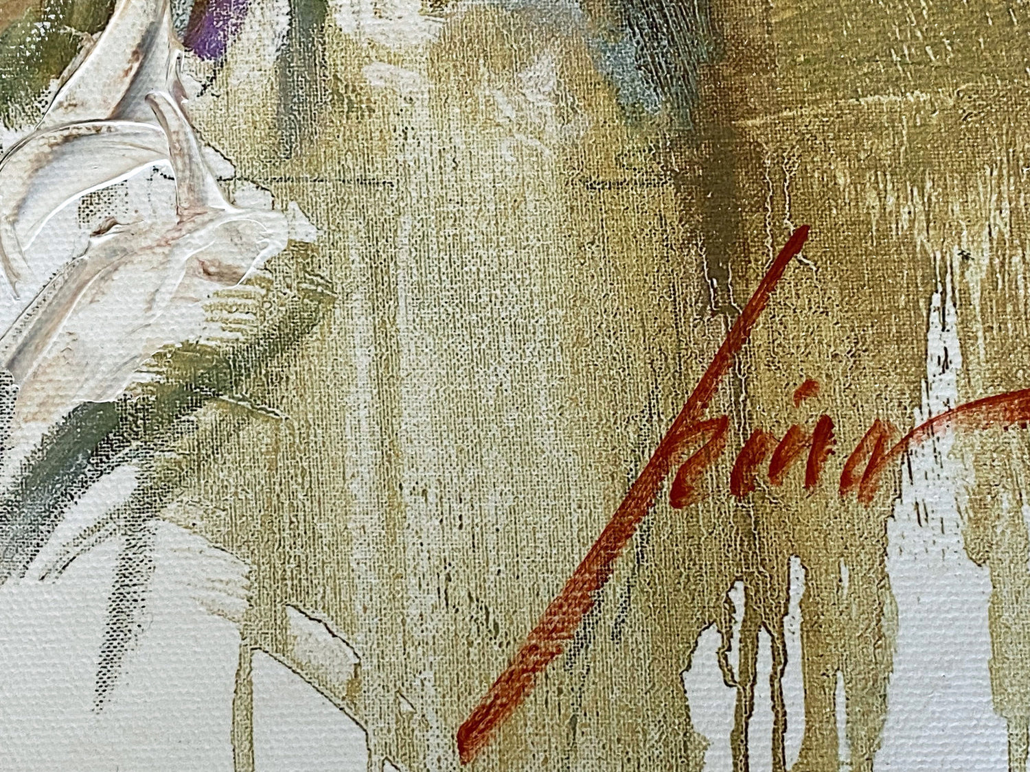 White Camisole Pino Daeni Artist Proof Canvas Giclée Artist Hand Embellished, Signed and Numbered