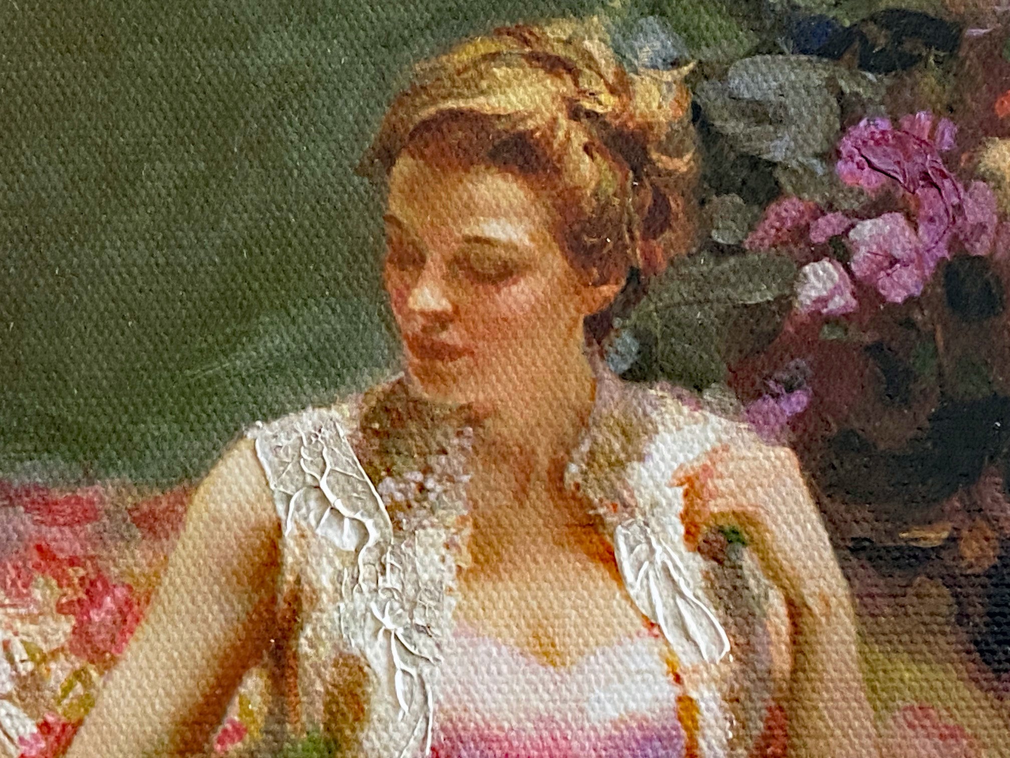 A Time to Remember Pino Daeni Artist Proof Canvas Giclée Print Artist Hand Embellished, Signed and AP Numbered