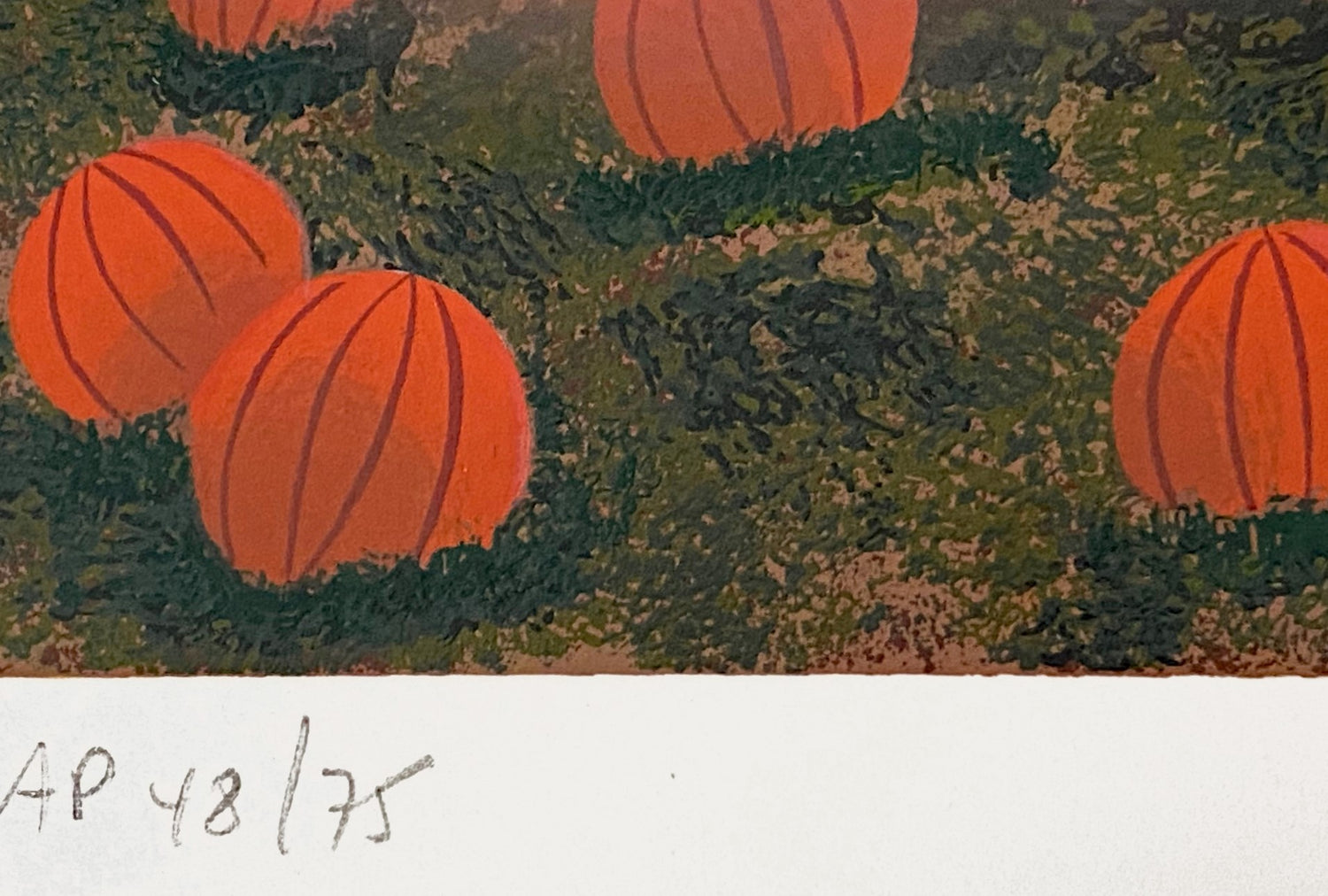Autumn Reflection Jane Wooster Scott Artist Proof Serigraph Print Artist Hand Signed and AP Numbered