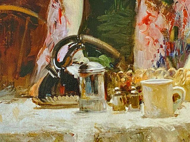 After Dinner Pino Daeni Canvas Giclée Artist Hand Signed and Numbered
