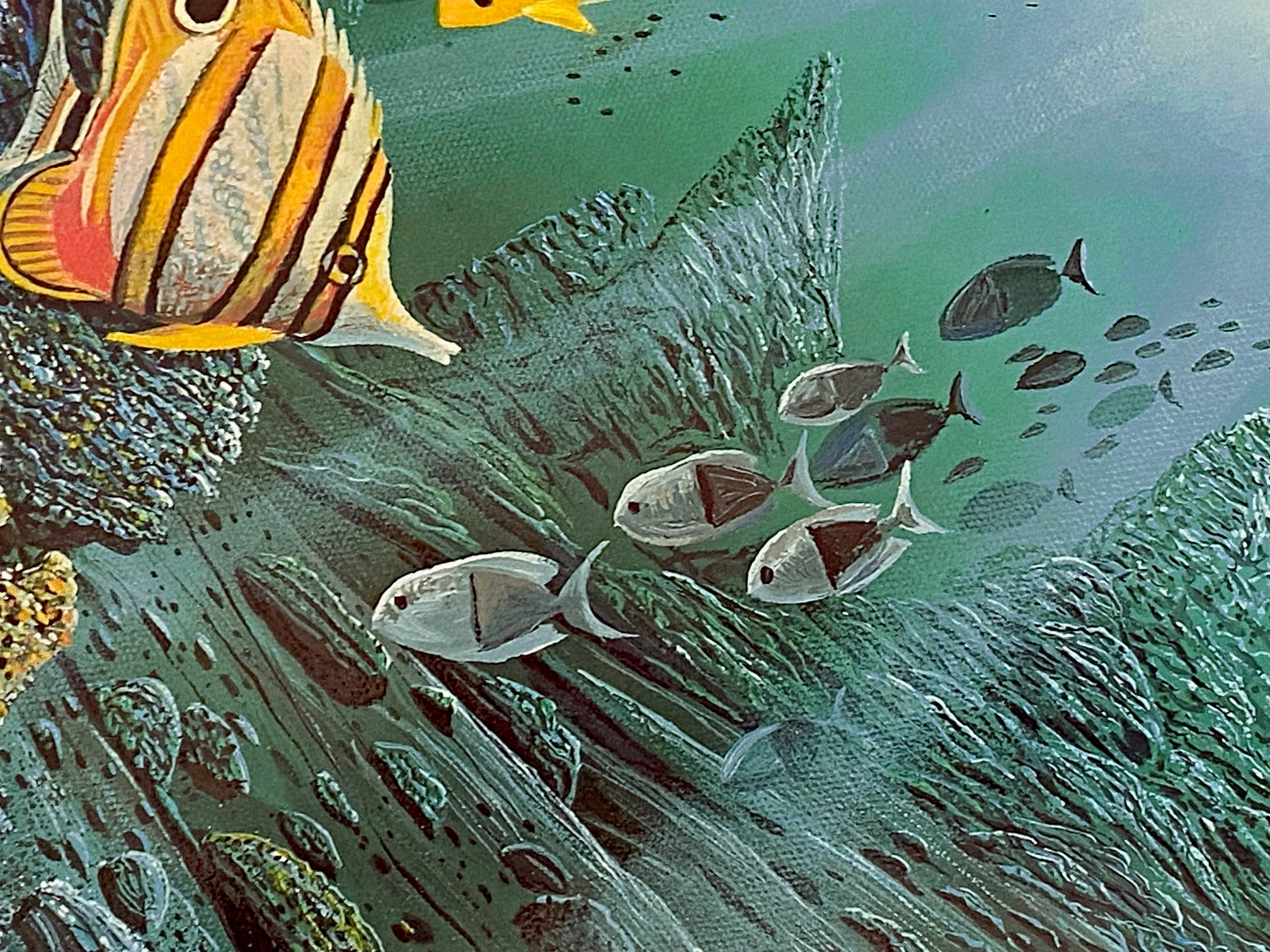 Menehunes of Hanalei Robert Lyn Nelson Mixed Media Print Artist Hand Signed and Numbered