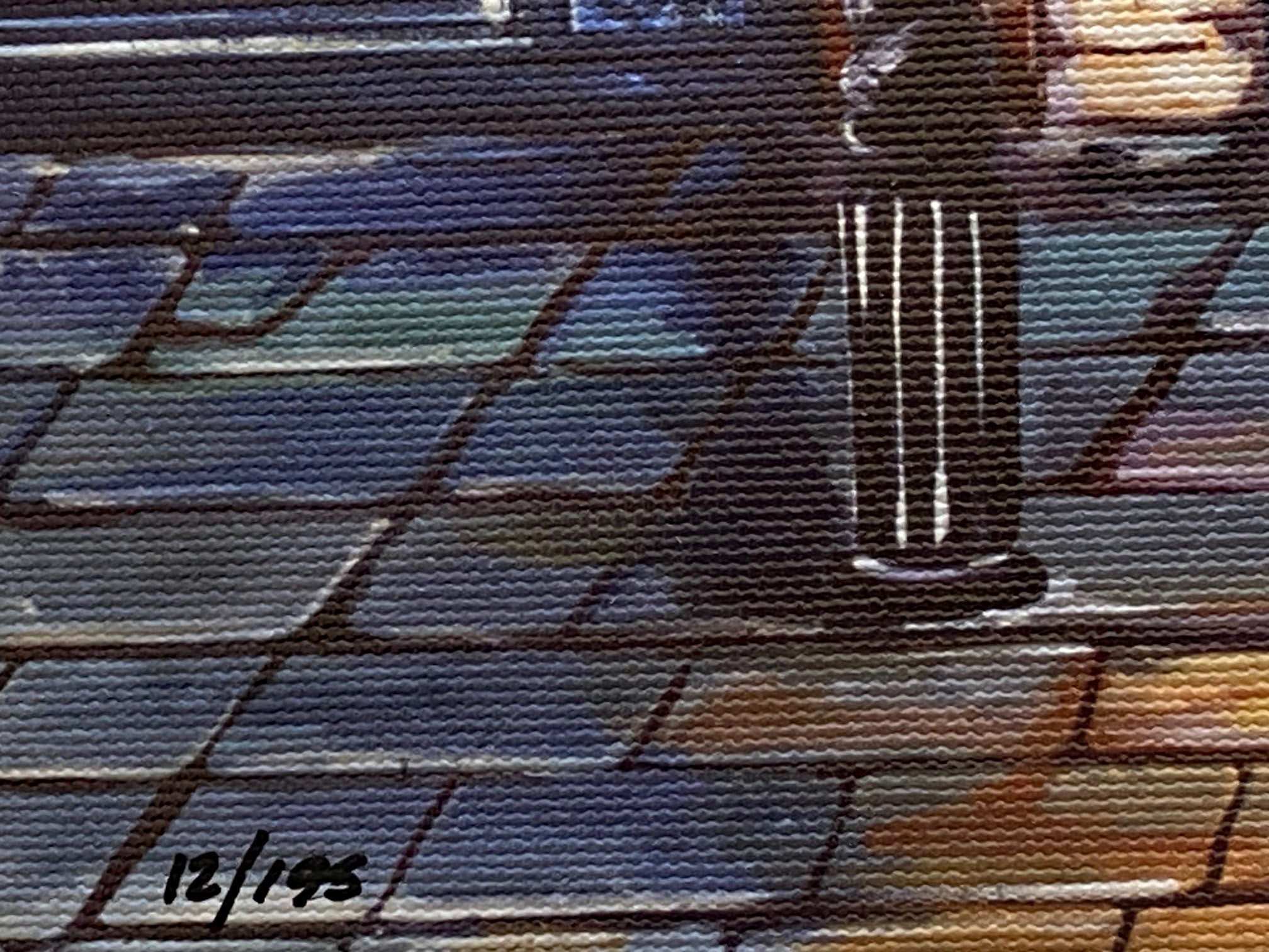 Lighted Road Alexander Borewko Canvas Giclee Artist Hand Signed and Numbered