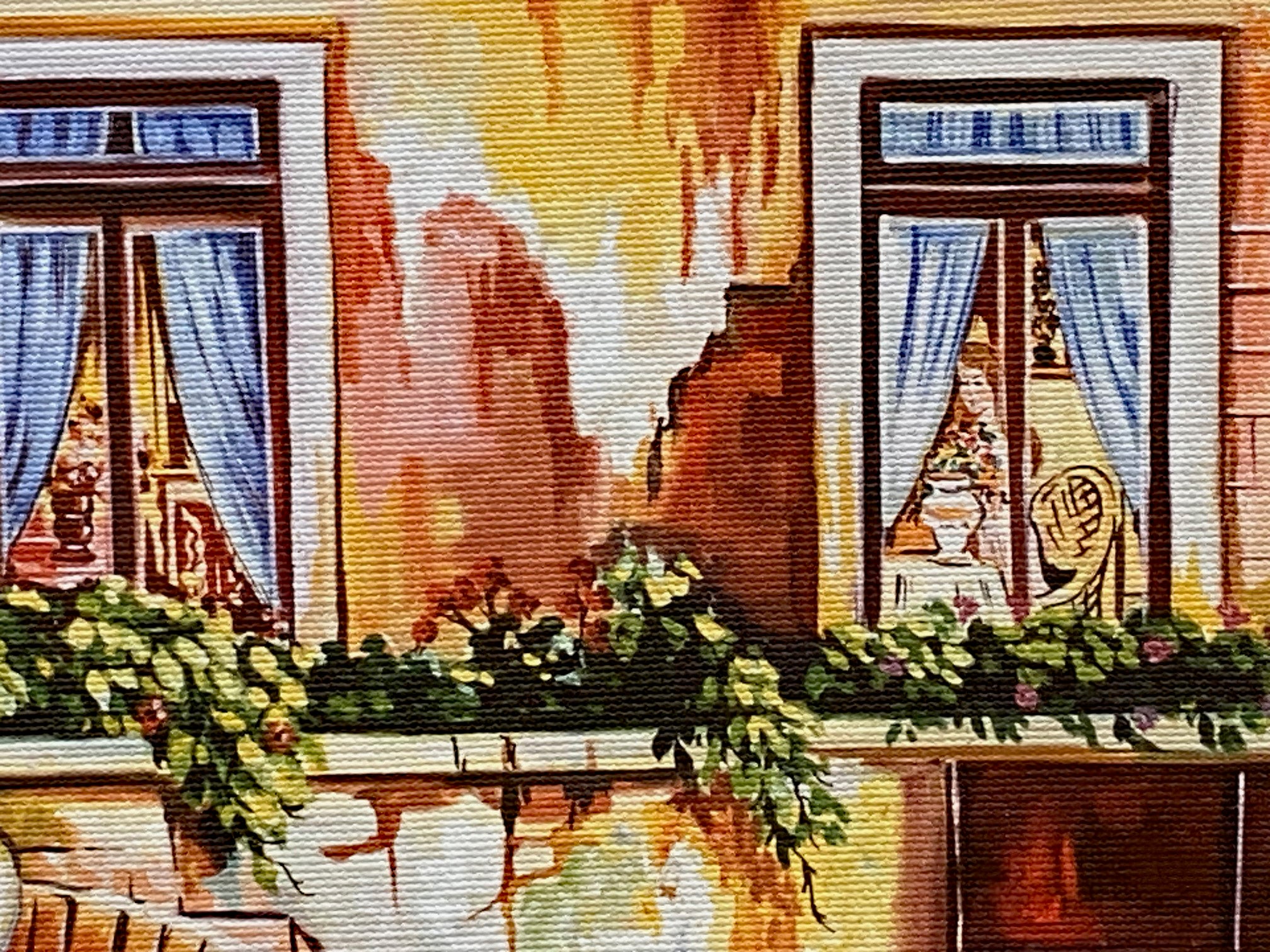 Lighted Road Alexander Borewko Canvas Giclee Artist Hand Signed and Numbered
