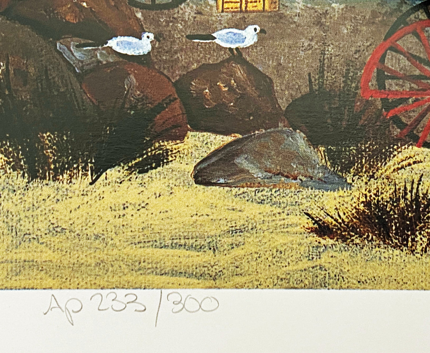 The Maine Attraction Jane Wooster Scott Artist Proof Lithograph Print Artist Hand Signed and AP Numbered