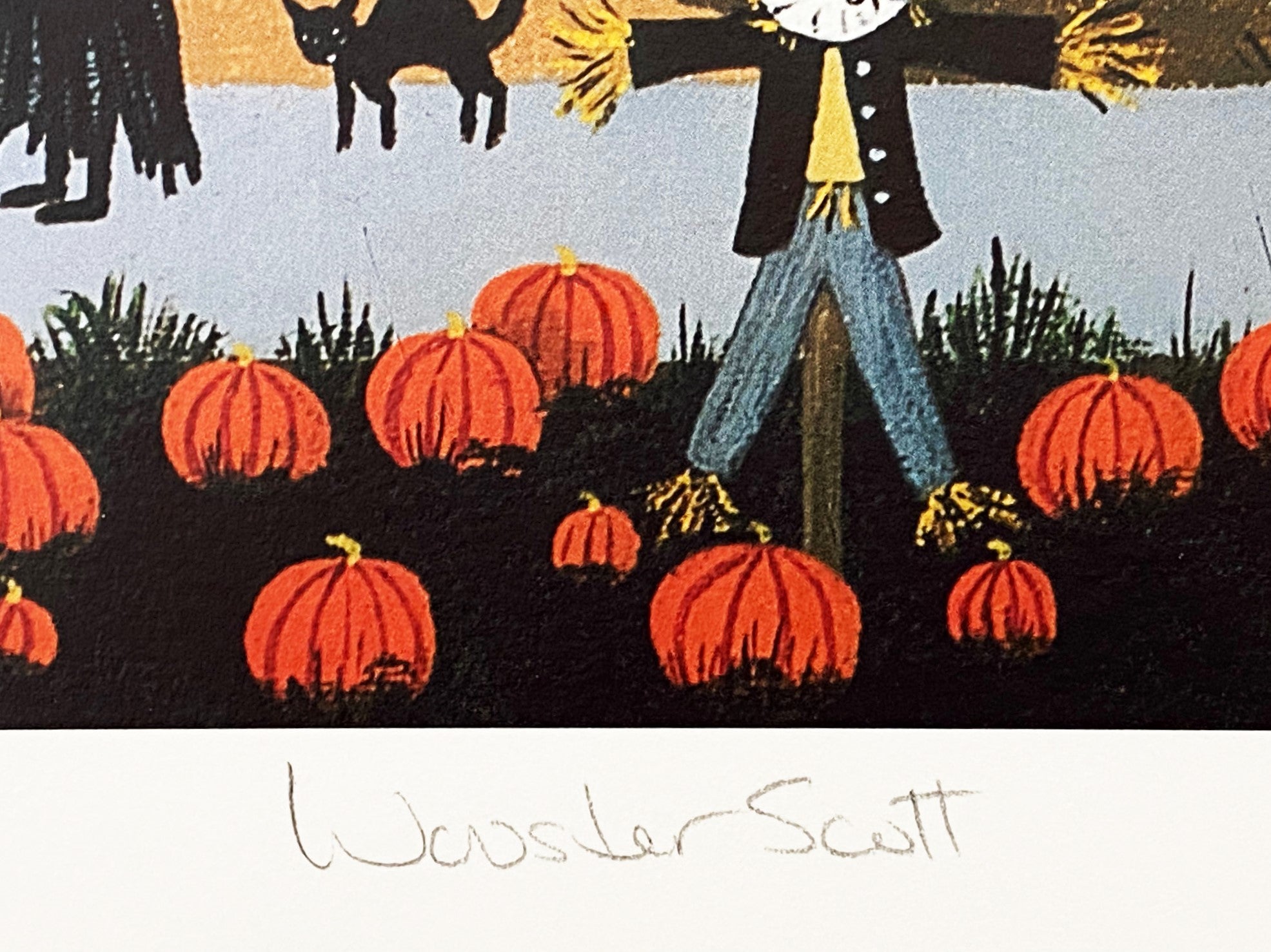 Goblins on a Rampage Jane Wooster Scott Lithograph Print Artist Hand Signed and Numbered