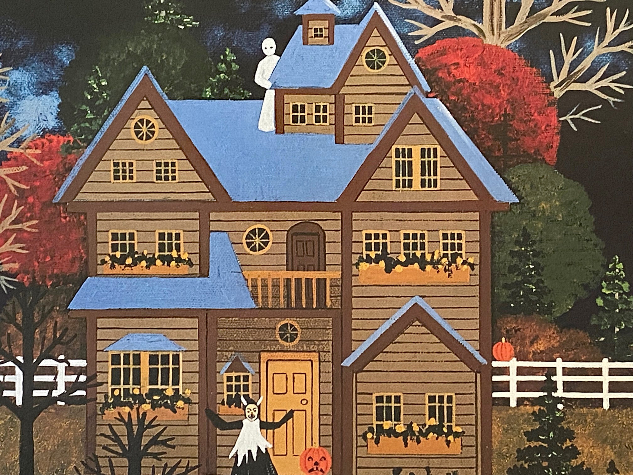 Goblins on a Rampage Jane Wooster Scott Lithograph Print Artist Hand Signed and Numbered
