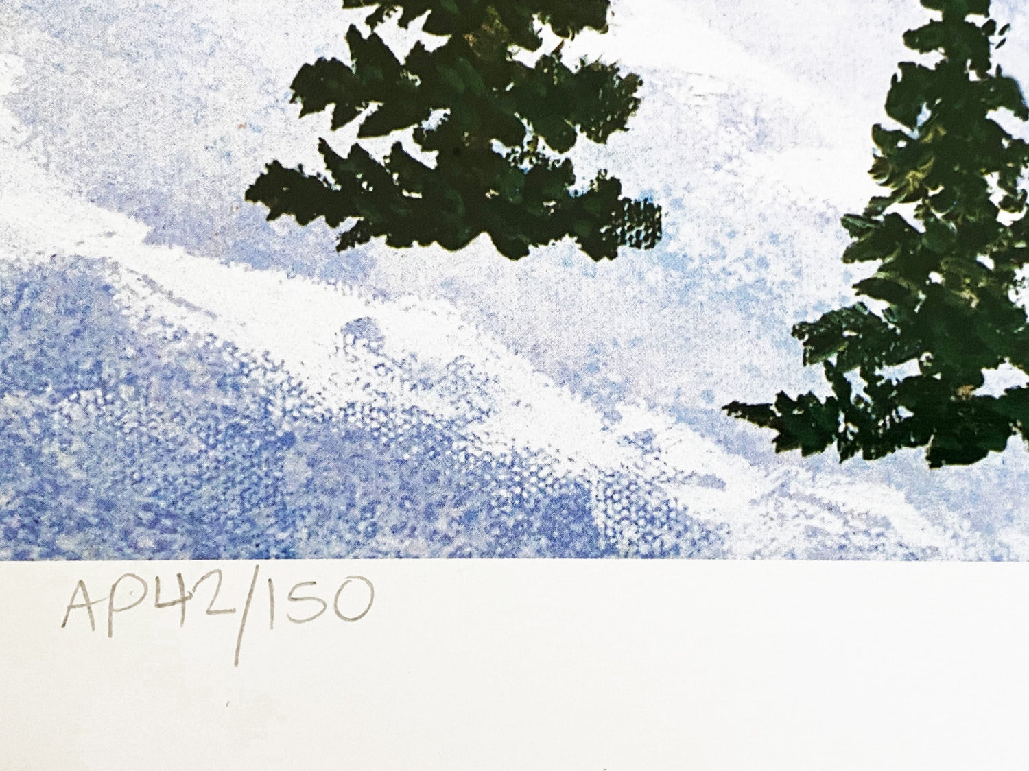 Sun Valley Winter Wonderland Jane Wooster Scott Artist Proof Lithograph Print Hand Hand Signed and AP Numbered