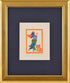 Lady With Cat Judith Bledsoe Fine Art Artist Proof Lithograph Artist Hand Signed Framed and EA Numbered