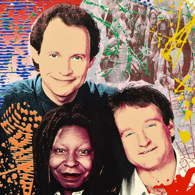 Comic Relief 5 Jim Evans Monoprint Artist Hand Signed and Numbered