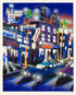 Hollywood Hotel James Talmadge Serigraph Print Artist Hand Signed and Numbered