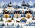 Holiday Sleigh Ride Jane Wooster Scott Artist Proof Serigraph Print Hand Signed and AP Numbered