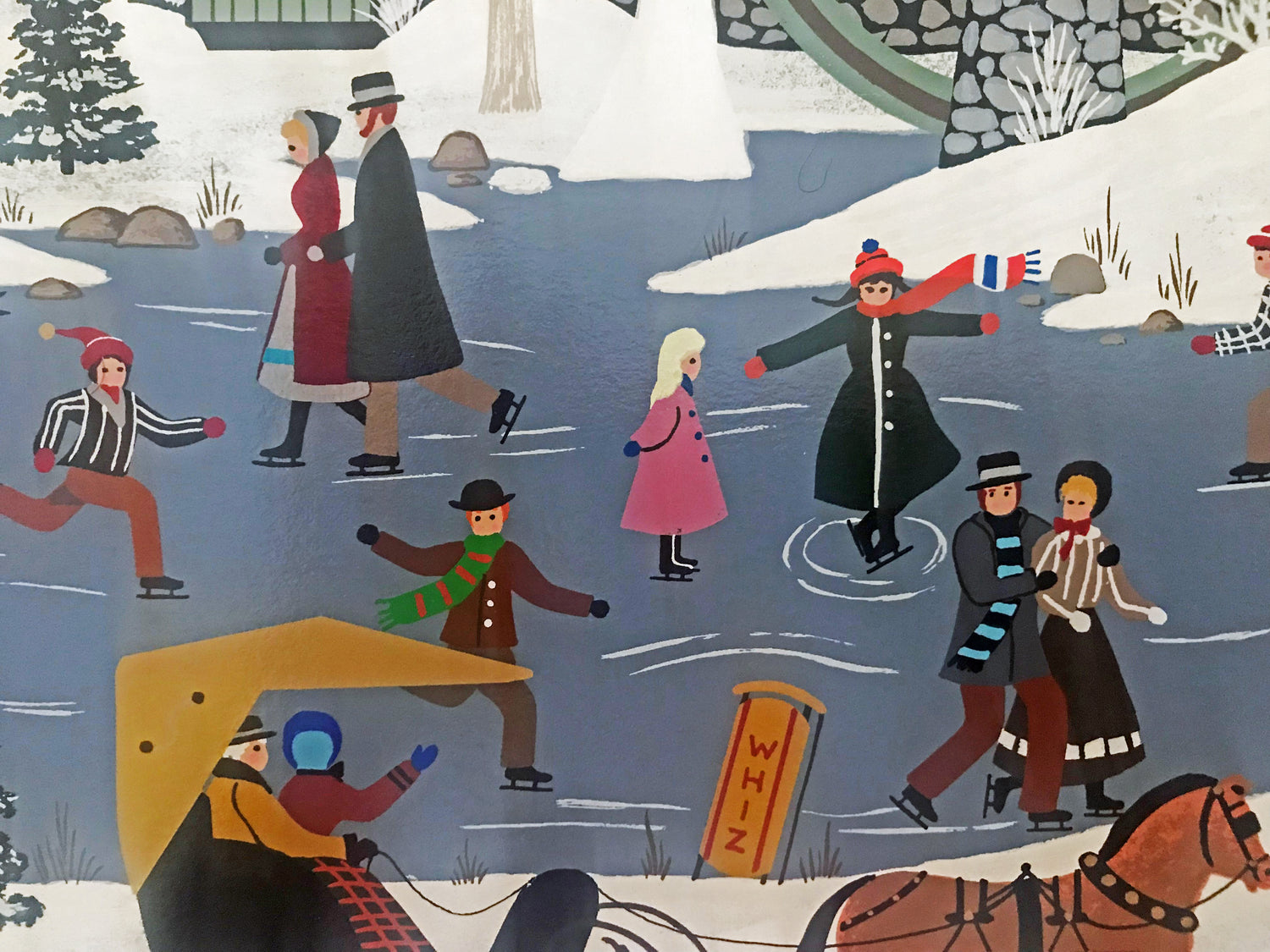 Moonlight Funning Jane Wooster Scott Artist Proof Serigraph Print Artist Hand Signed and AP Numbered