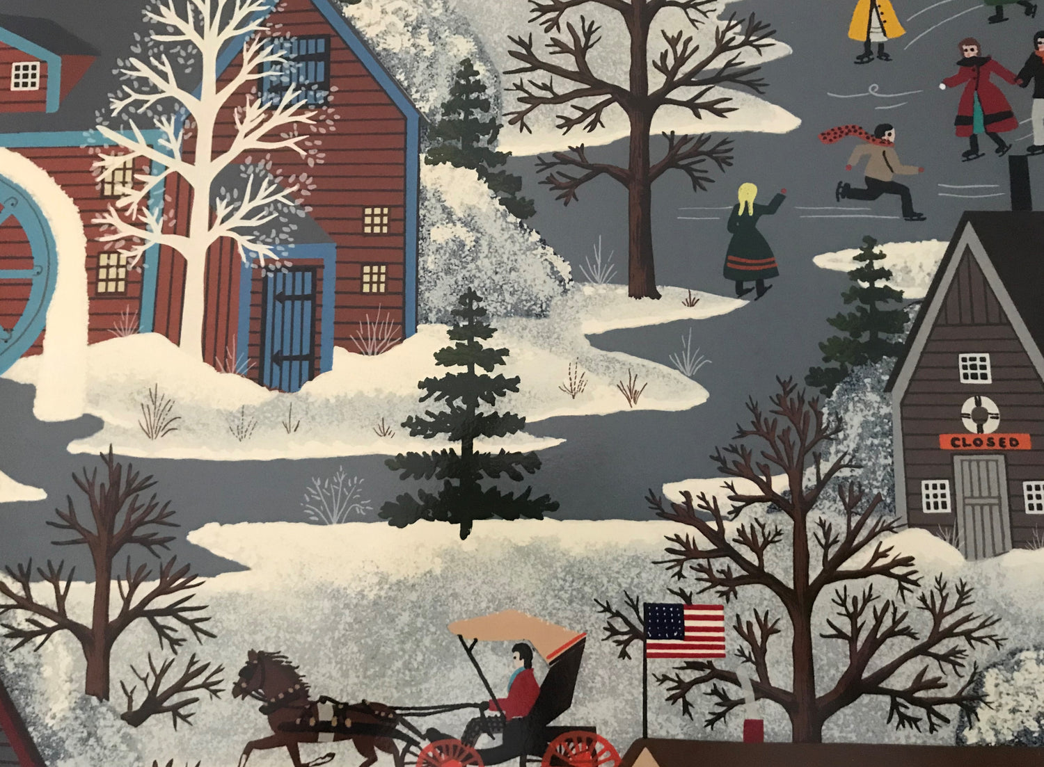 Hanging Out At Millers Pond Jane Wooster Scott Artist Proof Serigraph Print Artist Hand Signed and AP Numbered