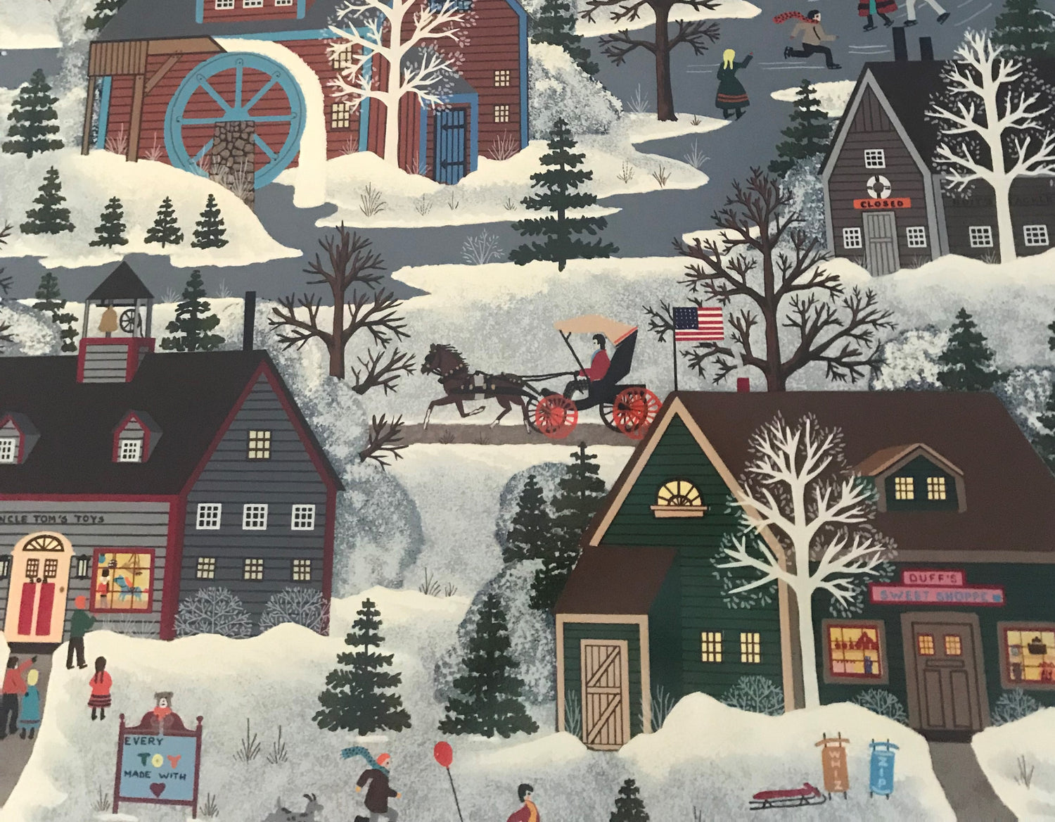 Hanging Out At Millers Pond Jane Wooster Scott Artist Proof Serigraph Print Artist Hand Signed and AP Numbered