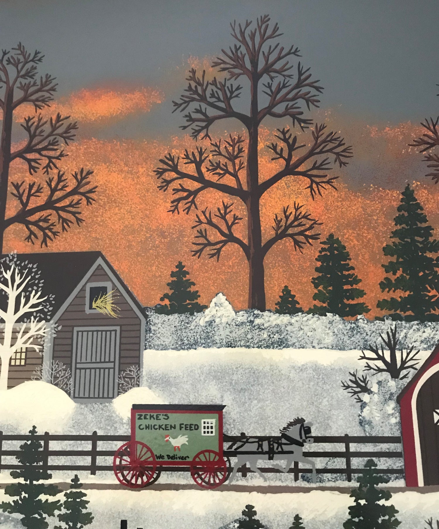 Hanging Out At Millers Pond Jane Wooster Scott Artist Proof Serigraph Print Artist Hand Signed and AP Numbered