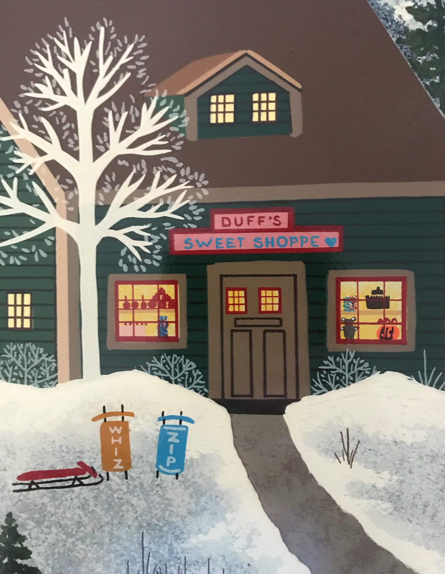 Hanging Out At Millers Pond Jane Wooster Scott Artist Proof Serigraph Print Artist Hand Signed and AP Numbered