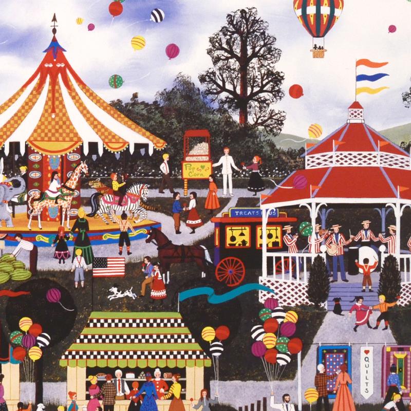 Candied Apples & Candied Corn Jane Wooster Scott Lithograph Print Artist Hand Signed and Numbered