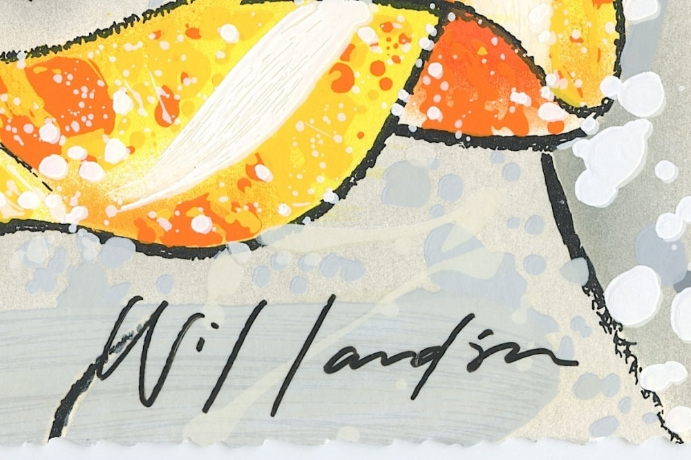 Keep It Under Your Hat David Willardson Serigraph Print Artist Hand Signed and Numbered