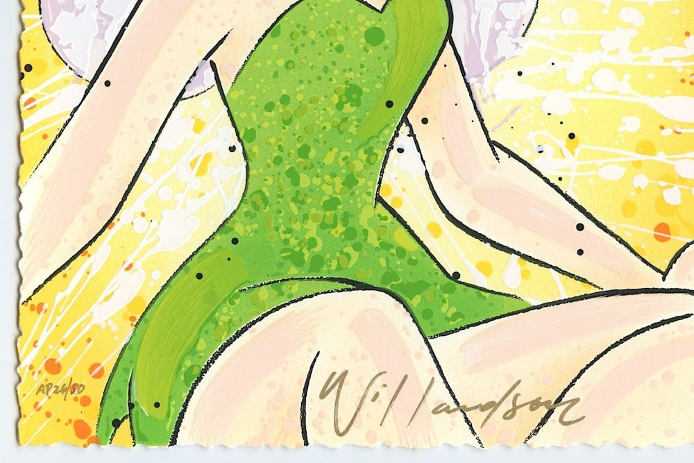 Keeping It Light David Willardson Artist Proof Serigraph Print Artist Hand Signed and AP Numbered