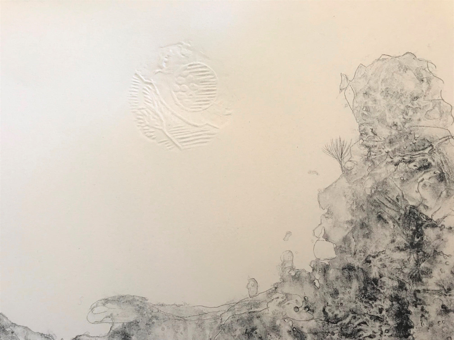 Abstract I Lebadang Hand Water Colored Lithograph Print Artist Plate Signed and Numbered