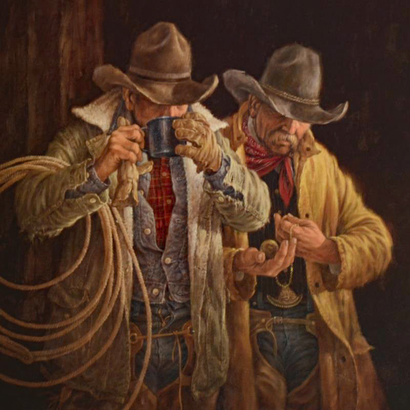 5:00 AM Larry Fanning Lithograph on Paper Artist Hand Signed and Numbered