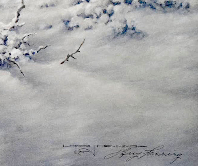 Mountain Majesty Larry Fanning Artist Proof Lithograph Print on Paper Artist Hand Signed and AP Numbered