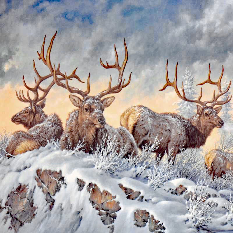 Solstice Rendezvous Larry Fanning Lithograph Print Artist Hand Signed and Numbered