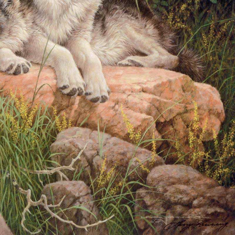 Soul Mates Larry Fanning Lithograph Print on Paper Artist Hand Signed and Numbered