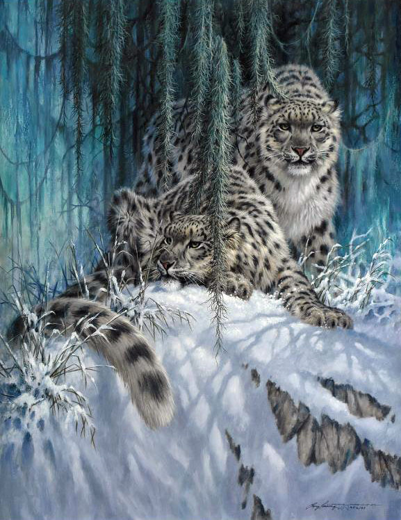 Ghosts In The Moonlight Larry Fanning Artist Proof Giclée on Canvas Artist Hand Signed and AP Numbered