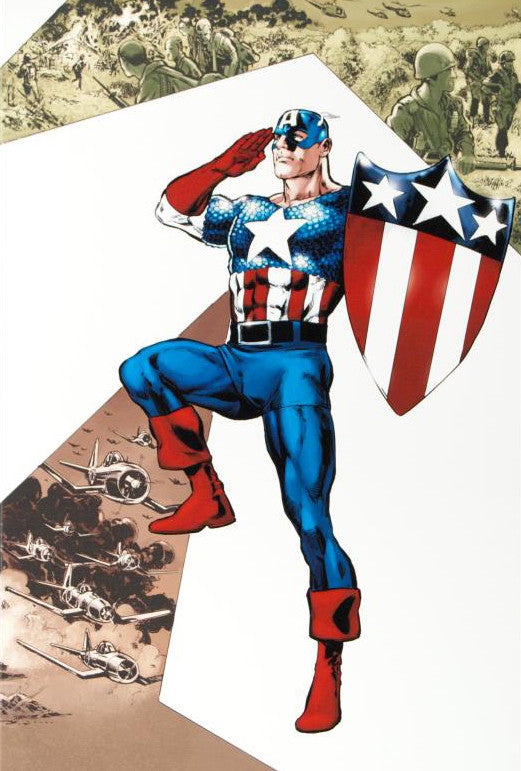 Captain America Corps 2 Marvel Comics Artist Phil Jimenez Giclée Canvas Print Numbered