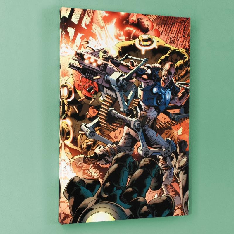 Ultimate Doom 1 Marvel Comics Artist Bryan Hitch Canvas Giclée Print Numbered