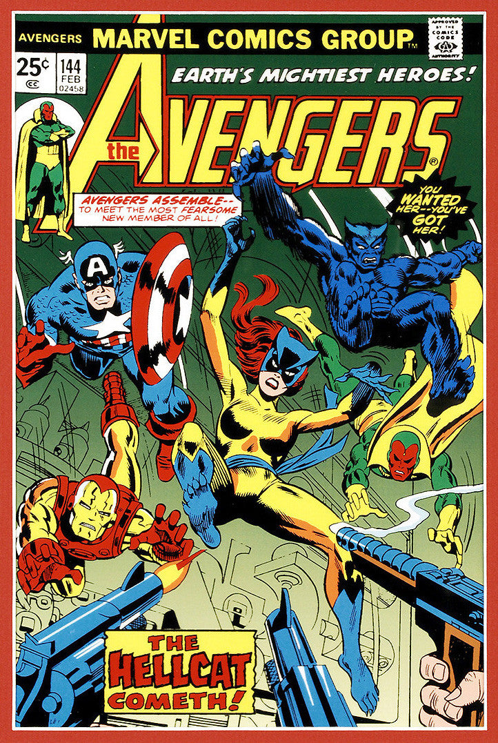 The Avengers Marvel Collector Covers Series Lithocel Diptych Print Numbered and Matted