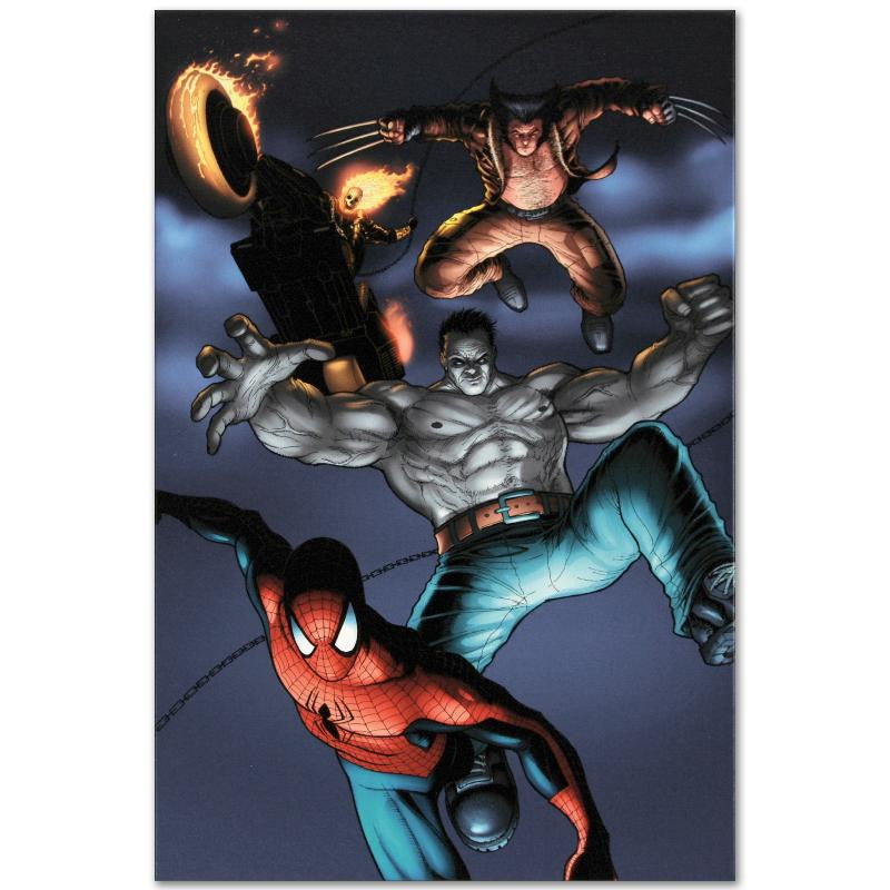Fear Itself Fearsome Four 2 Marvel Comics Artist Simon Bisley Canvas Giclée Print Numbered
