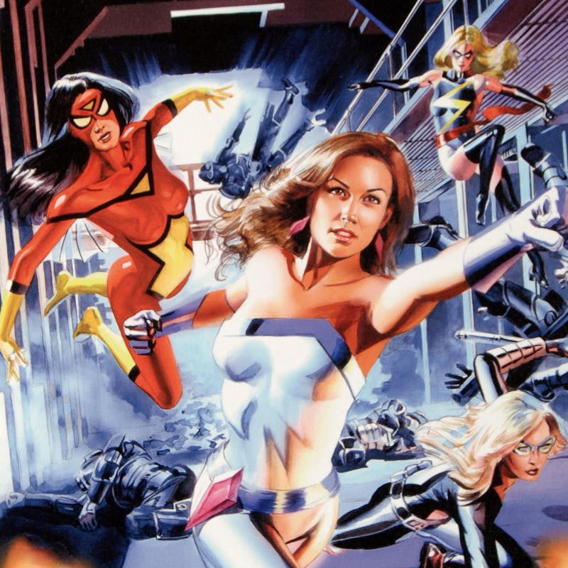 New Avengers Annual 3 Marvel Comics Artist Mike Mayhew Canvas Giclée Print Numbered
