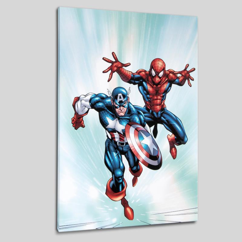 Marvel Age Team Up 2 Marvel Comics Artist Randy Green Canvas Giclée Print Numbered