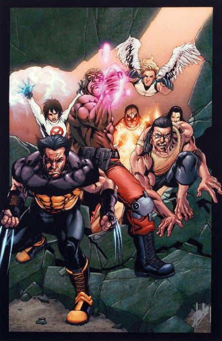 Ultimate X Men 89 Marvel Comics Artist Salvador Larroca Canvas Giclée Print Stan Lee Hand Signed and Numbered