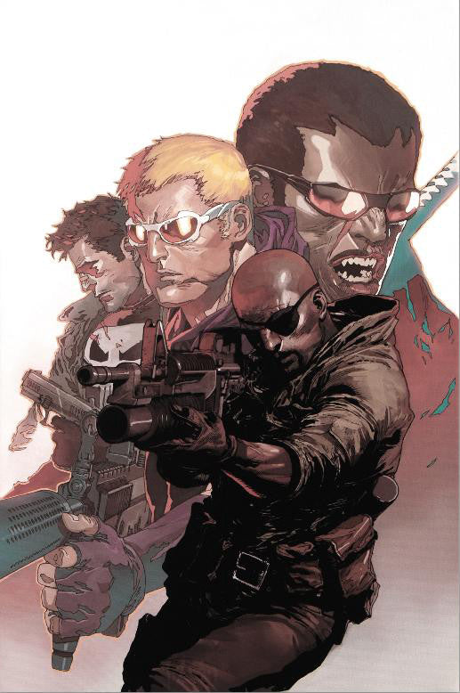 Ultimate Avengers Vs New Ultimates 4 Marvel Comics Artist Leinil Francis Yu Canvas Giclée Print Numbered